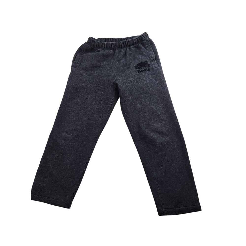 Roots Canada Salt & Pepper Fleece Sweatpants - Charcoal Grey - Size XS/S